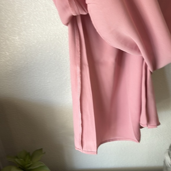 Three Eighty Two Pink One Shoulder Mini Dress Small - Picture 5 of 9